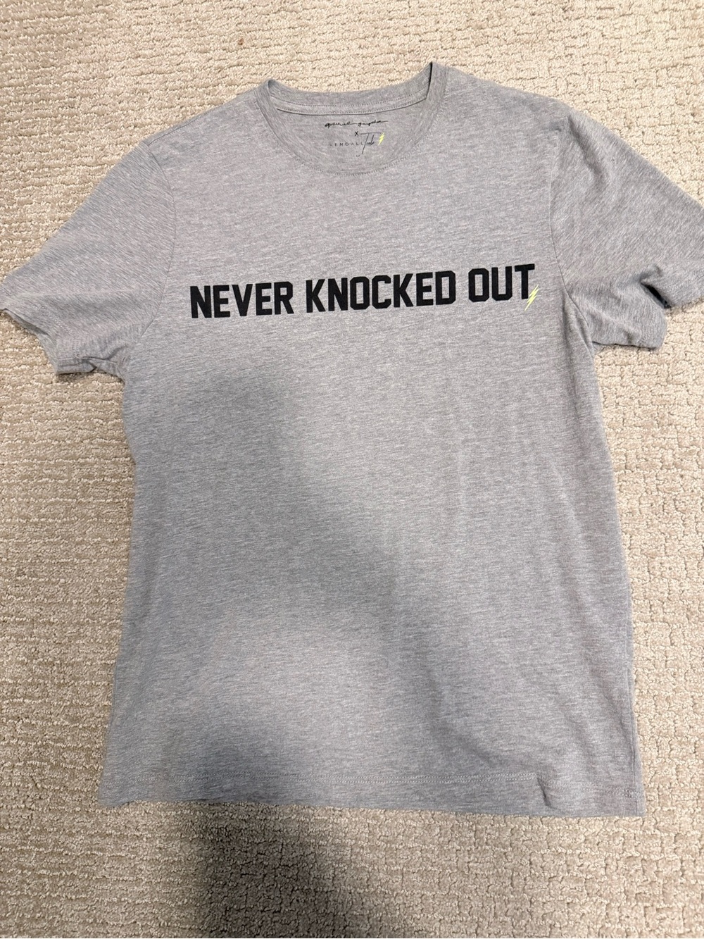 Spiritual Gangster x Kendall Toole Never Knocked Out Grey Graphic